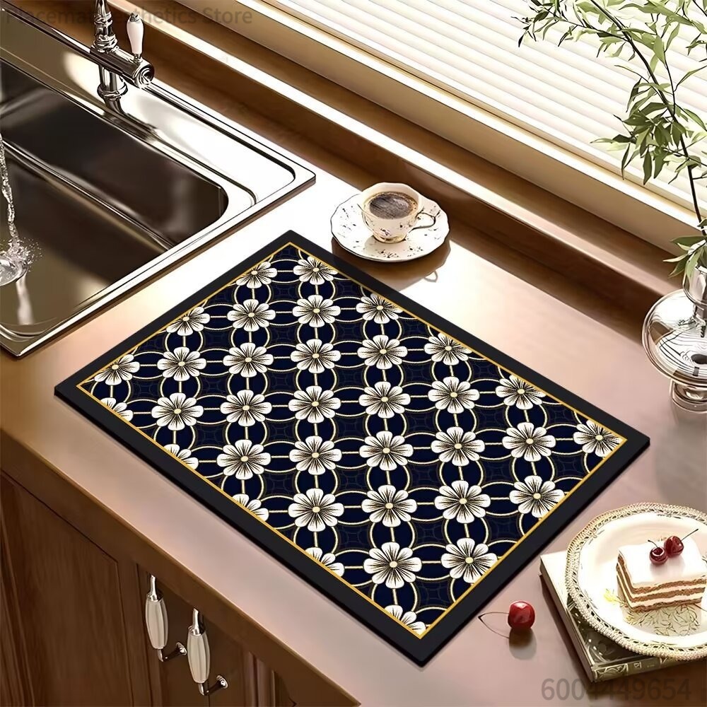 Alfombrilla de diatomita absor - Bar Mat Rubber reseña y precio