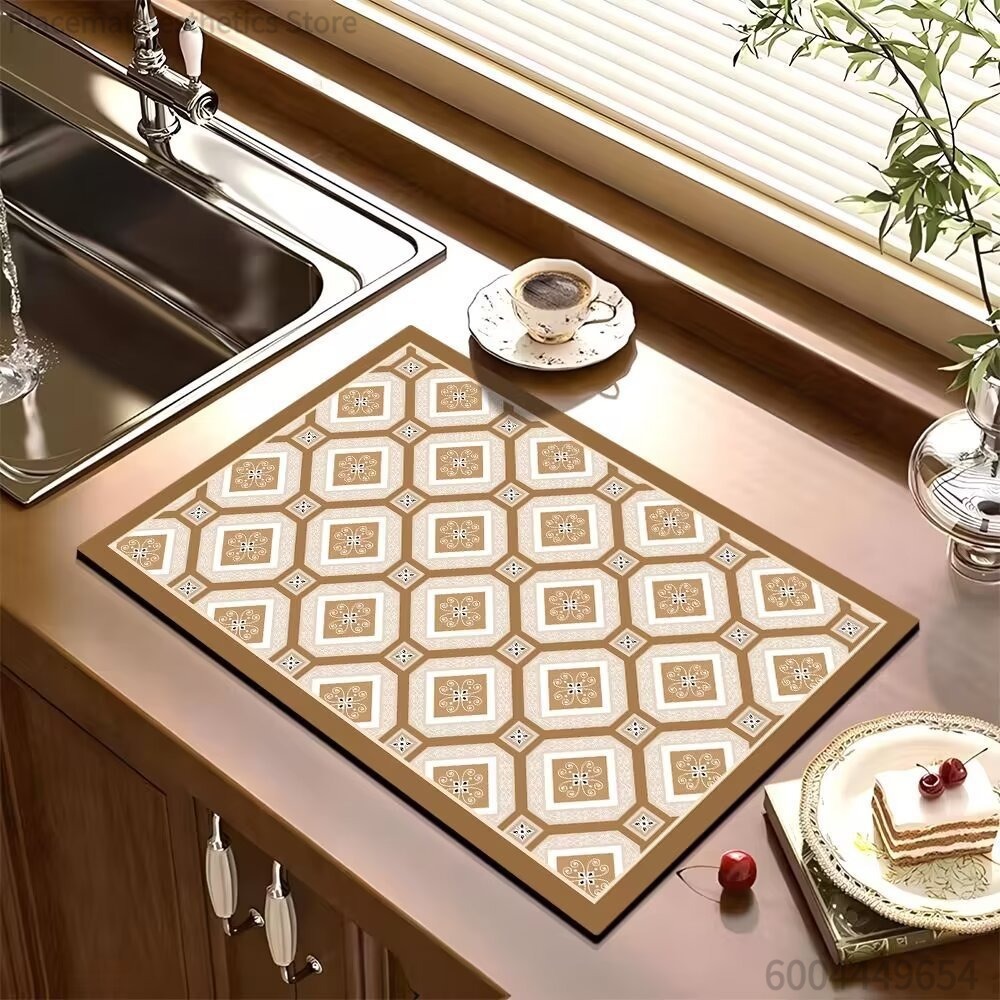 Alfombrilla de diatomita absor - Bar Mat Rubber reseña y precio