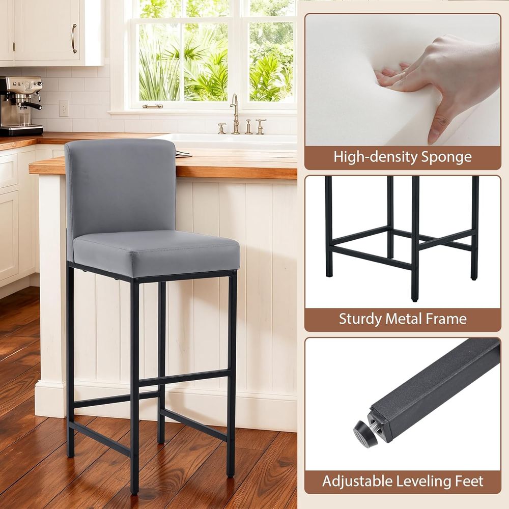 Juego de 4 Taburetes de Bar Ta - Home Bar Stools reseña y precio