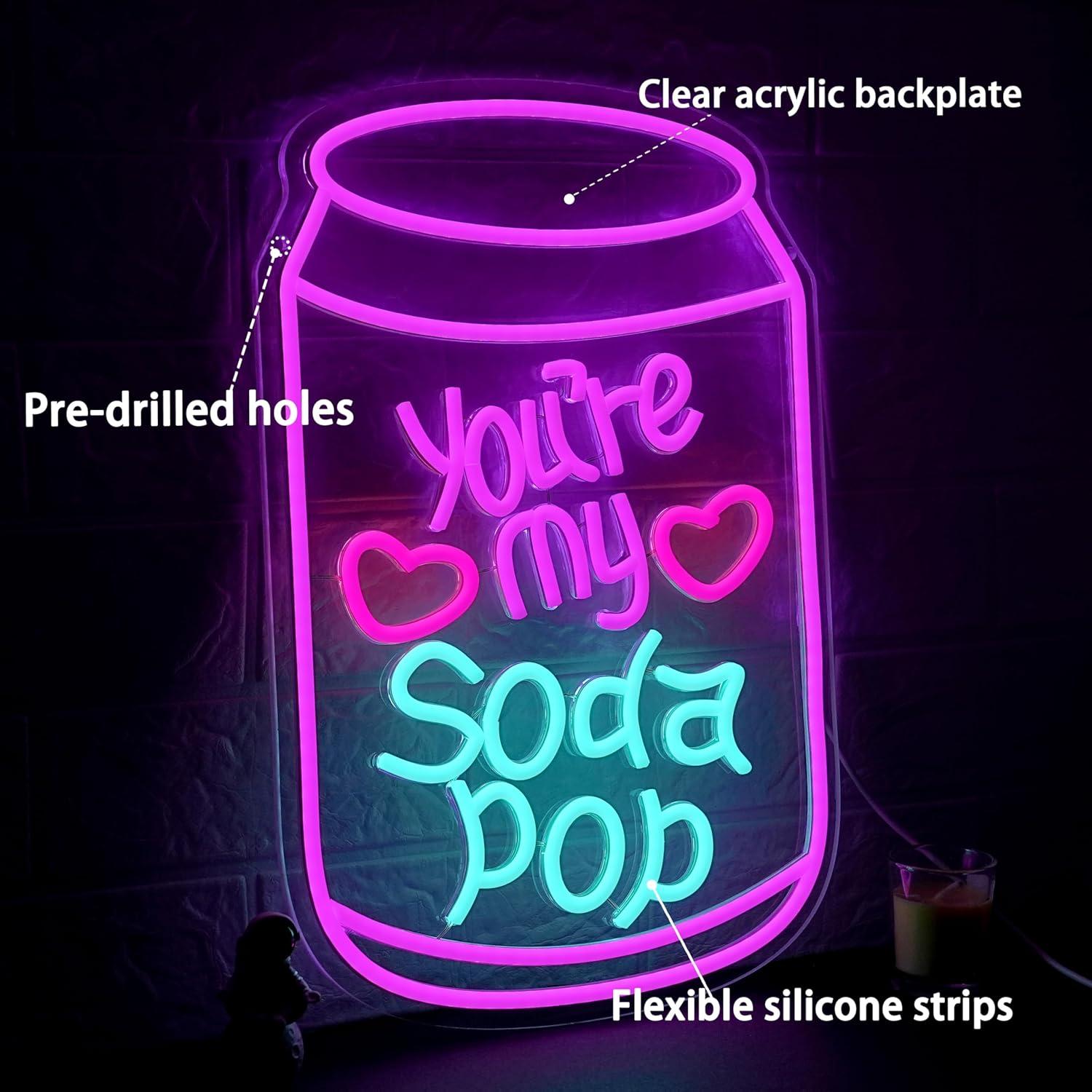 Letrero de neón romántico con  - Home Bar Signs reseña y precio