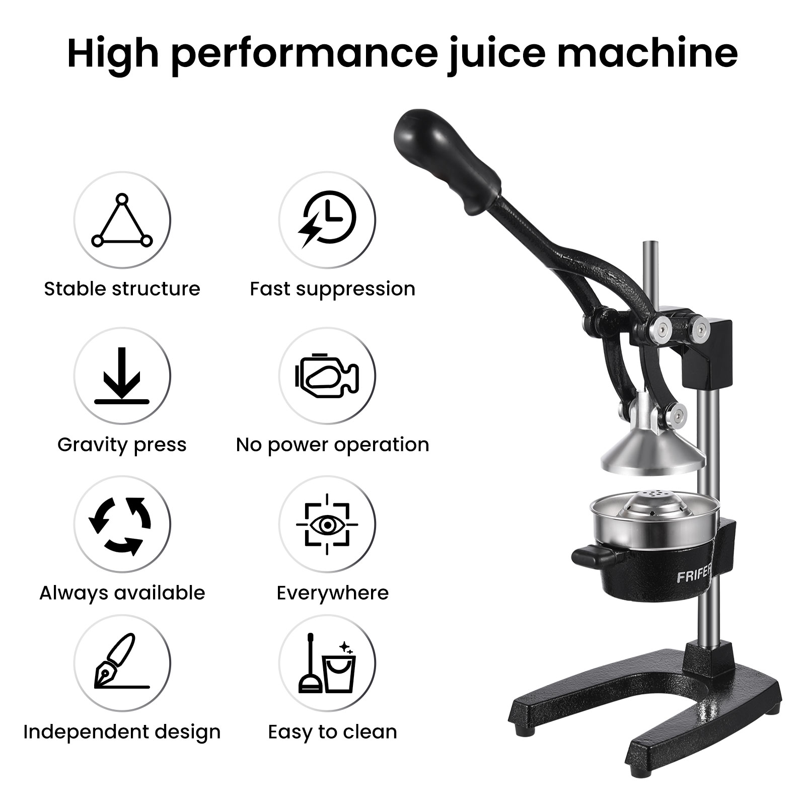 Exprimidor manual de cítricos  - Citrus Juicer Bar reseña y precio