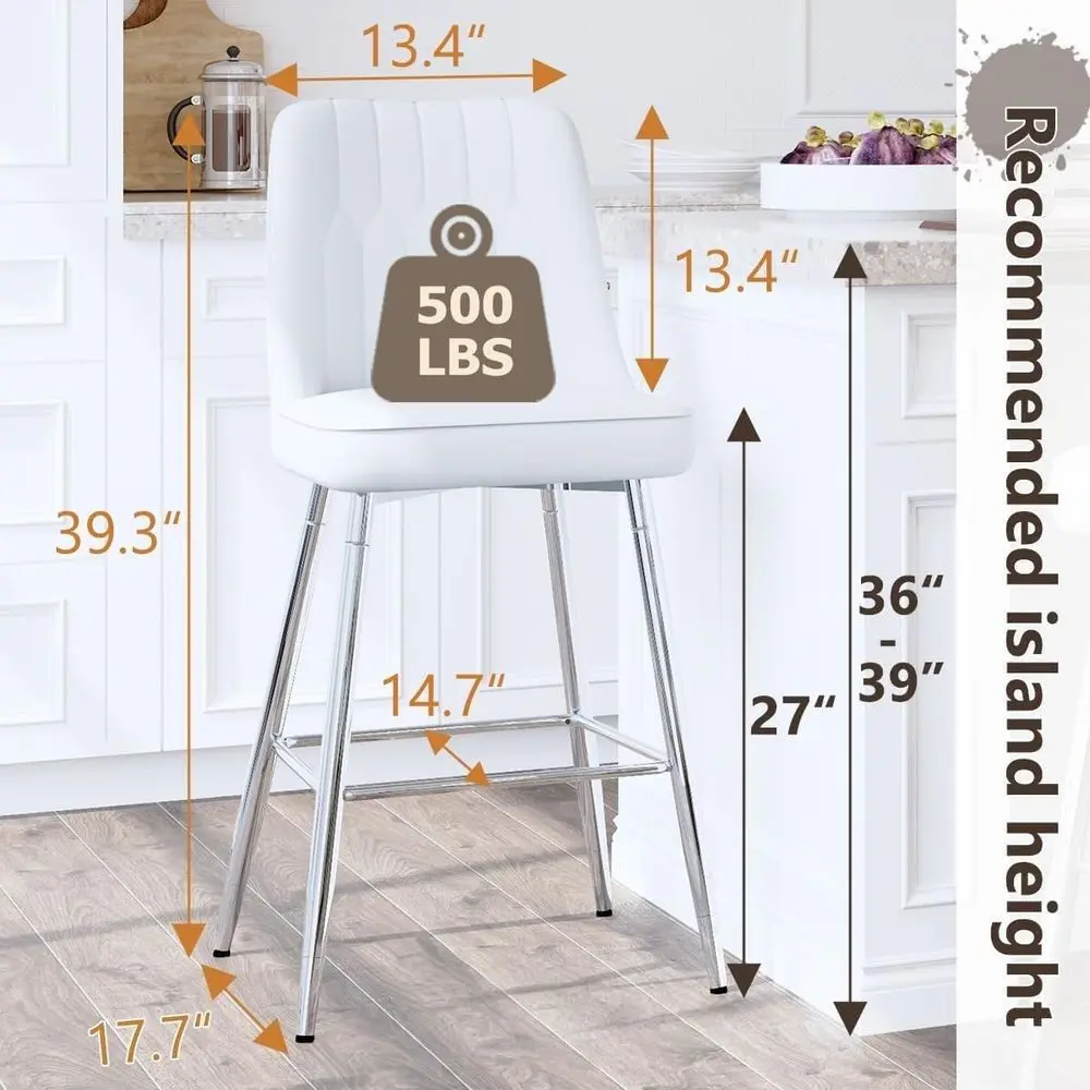 Juego de 2 Taburetes de Bar Bl - Home Bar Stools reseña y precio