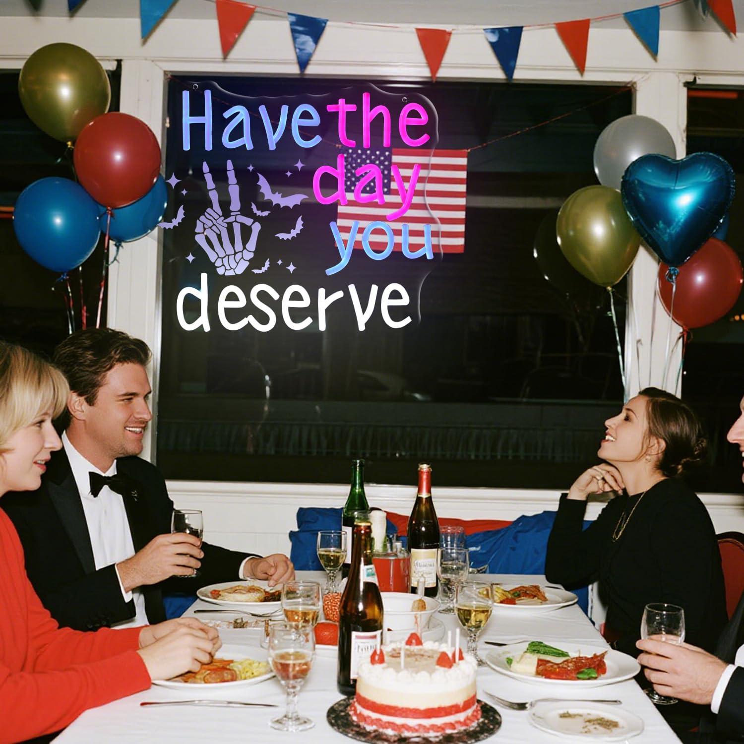 Letrero de Neón 'Have The Day  - Home Bar Signs reseña y precio