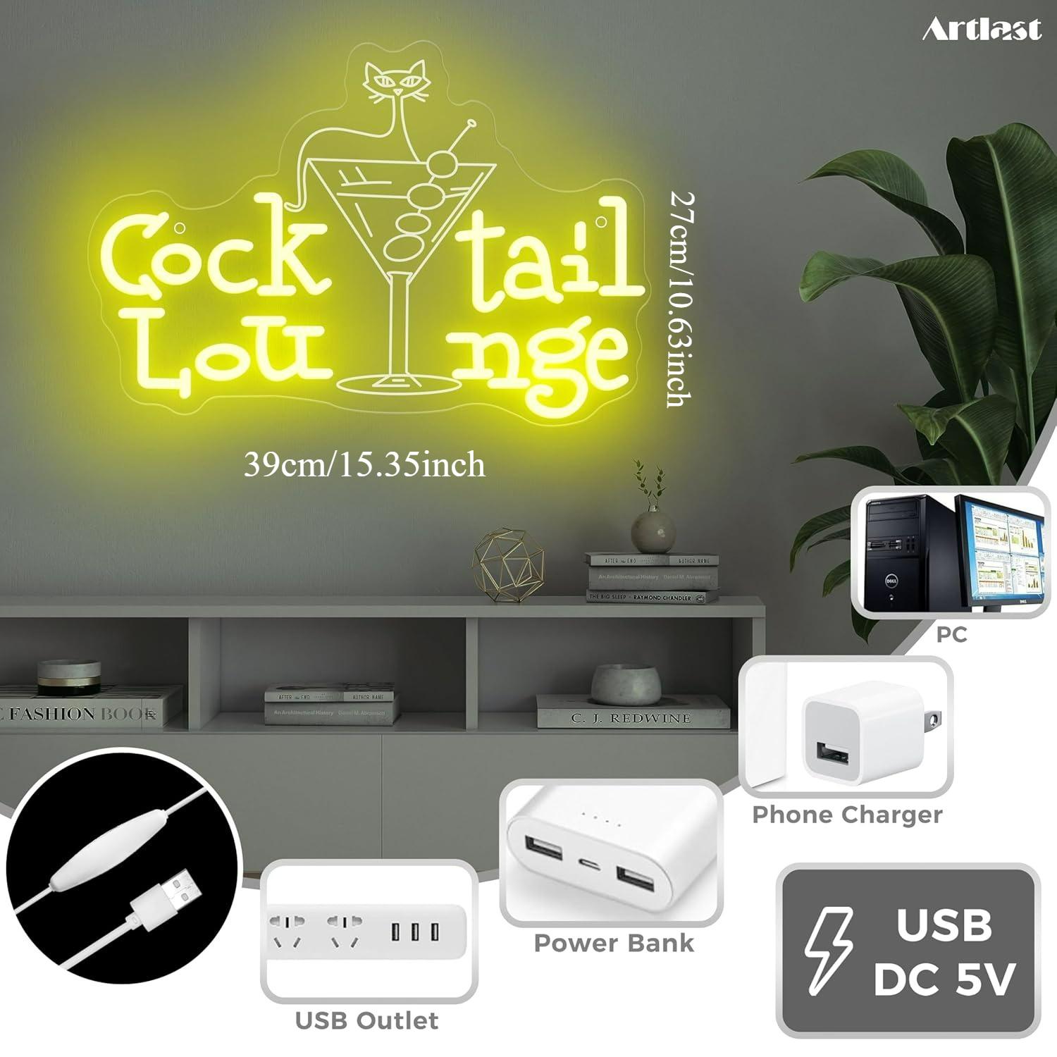 Letrero de Neón para Bar, Luz  - Home Bar Signs reseña y precio
