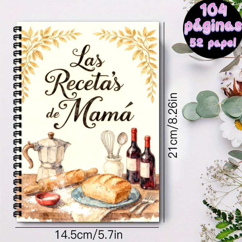 Cuaderno de Recetas Español A5 - Cocktail Recipe Book reseña y precio