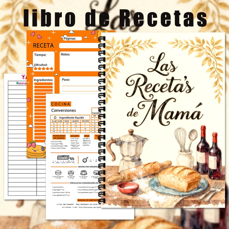 Cuaderno de Recetas Español A5 - Cocktail Recipe Book reseña y precio